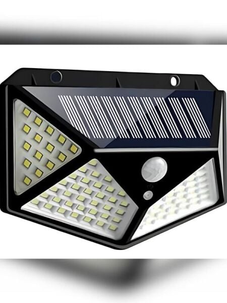 100 Led Dış Mekan Solar Aydınlatma Solar Lamba Hareket Sensörlü Güneş Enerjili Lamba