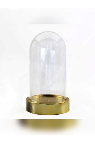 Ters Fanus Mika Gold Tabanlı Teraryum Dekoratif  Hediyelik