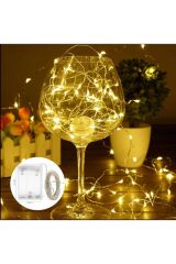 Peri Led Işık 10 Metre Gün Işığı 3 Pilli Fonksiyonlu  Dekoratif Led Işık