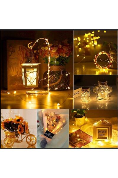 Peri Led Gün Işığı 3 Metre Dekoratif Yılbaşı Ve Parti Süsleme 3 M Led