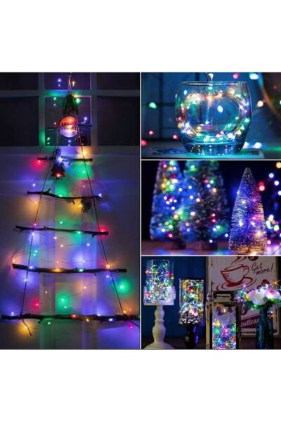 Dekoratif 3 Metre Rgb Pilli Peri Led Aydınlatma