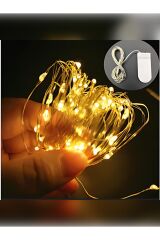 Cr 2032 3 Metre Peri Led Gün Işığı Dekoratif Model 2 Pilli Piller Dahildir