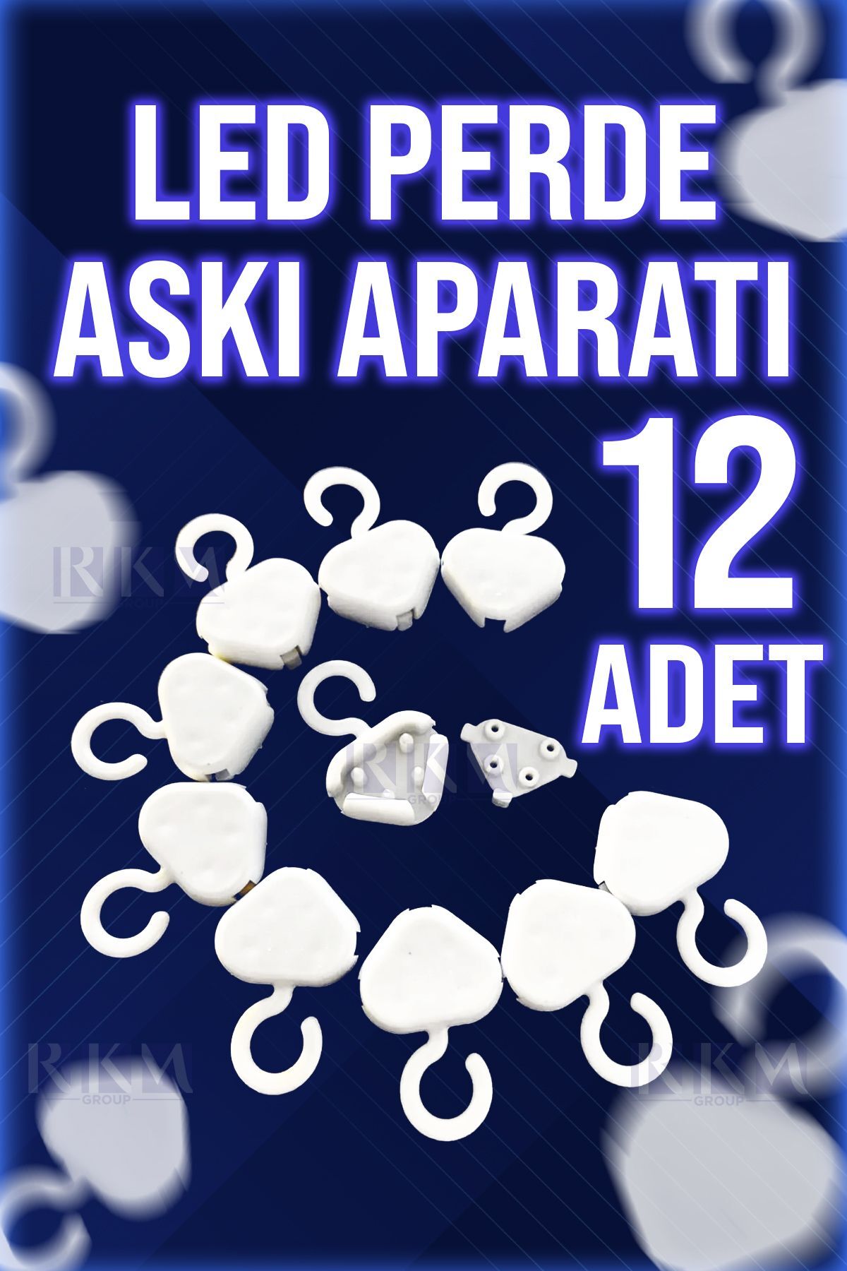Led Perde Askı Aparatı 12 Adet