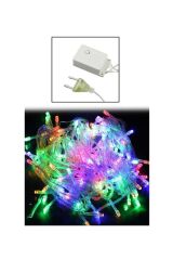 10 Metre Rgb 100 Ledli Fişli 8 Fonksiyonlu Yılbaşı Ağacı Işığı Organizasyon Led Işık