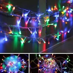 10 Metre Rgb Ledli Fişli Yılbaşı Ağacı Işığı Led Işık