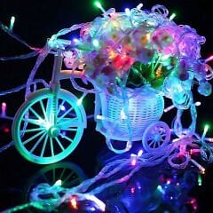 10 Metre Rgb Ledli Fişli Yılbaşı Ağacı Işığı Led Işık