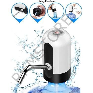 Şarjlı Otomatik Damacana Su Pompası 1200 Mah. Bataryalı (BPA IÇERMEZ ,CE BELGELİDİR)