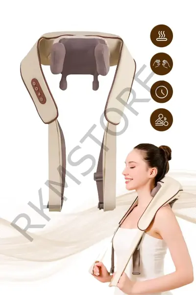 Şarjlı Masaj Aleti İnsan Eli Hissi Veren – Ovmalı, Boyun, Sırt Ve Bacak Masaj Cihazı