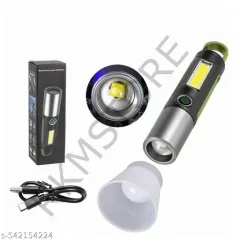 Zoom Özellikli 3 Modlu Kolay Taşınabilir Pratik El Feneri Kamp Lambası 1000 Lümen Usb Şarjlı