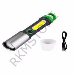 Zoom Özellikli 3 Modlu Kolay Taşınabilir Pratik El Feneri Kamp Lambası 1000 Lümen Usb Şarjlı