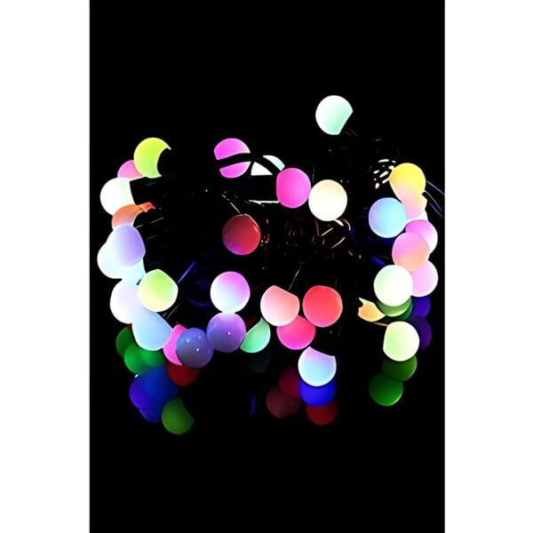 5Metre Top Led Rgb 20 Led 220v Fişli Tak Çalıştır Dekoratif İç Ve Dış Mekan Aydınlatma Süsleme ışığı