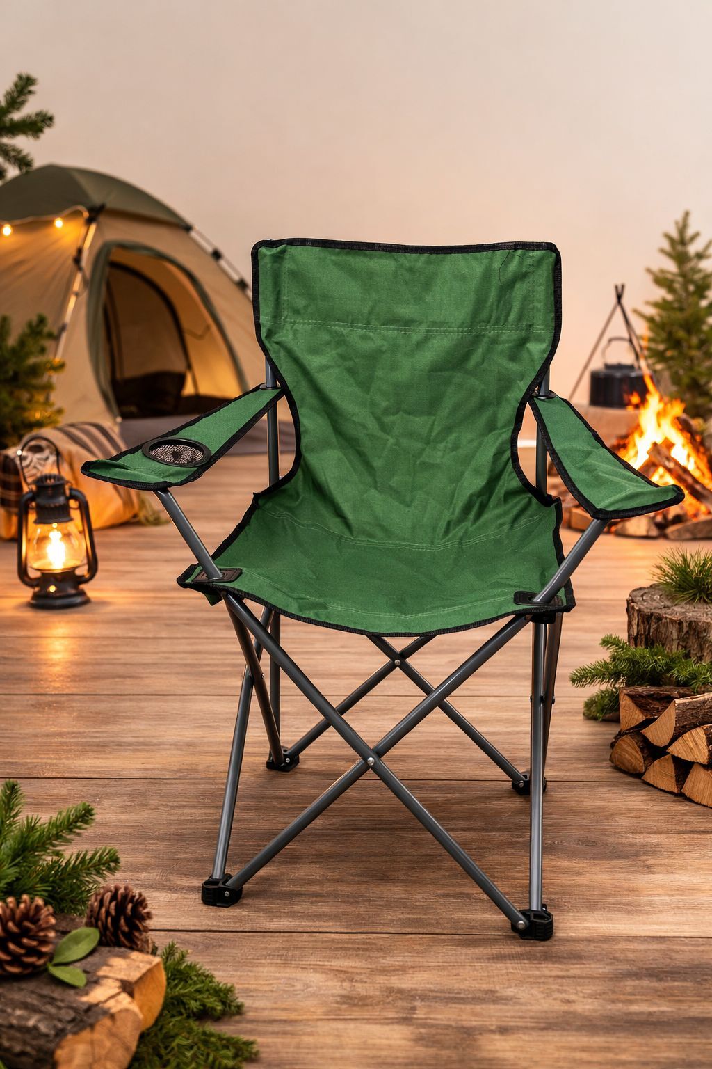 Kamp Sandalyesi Katlanabilir Taşıma Çantalı