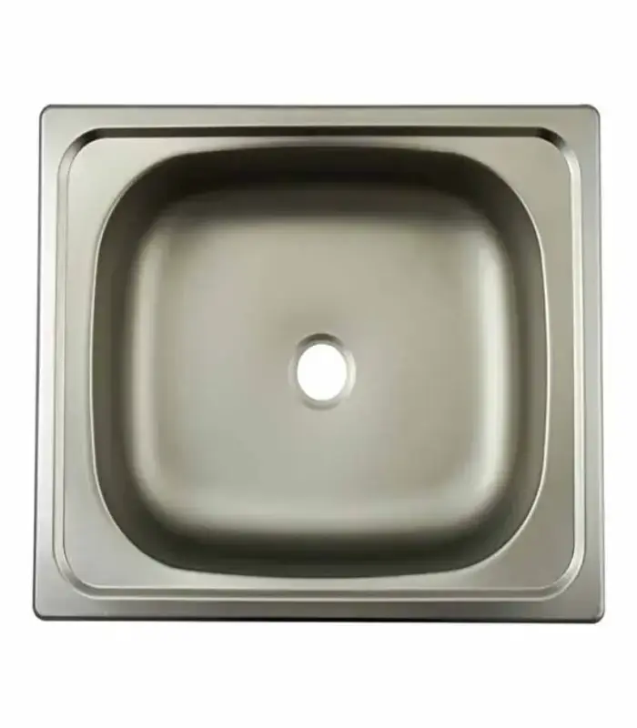 SİNKON Paslanmaz 40x50 Krom Eviye Ankastre Evye
