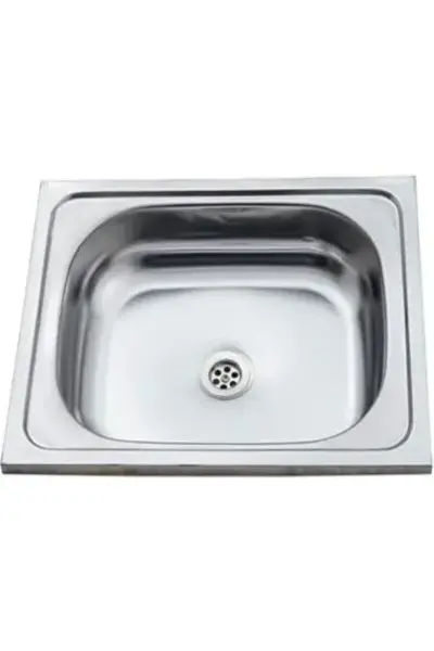 SİNKON 40x50 Cm Paslanmaz Krom Evye (İNCE KROM)